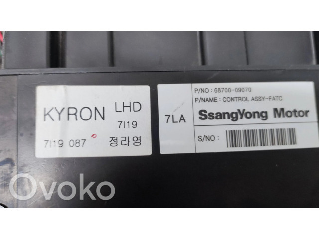Блок управления климат-контролем 6870009070, 7119087 SsangYong Kyron