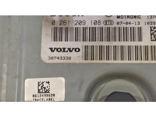 Блок управления двигателя 36002556, 30743338   Volvo S80