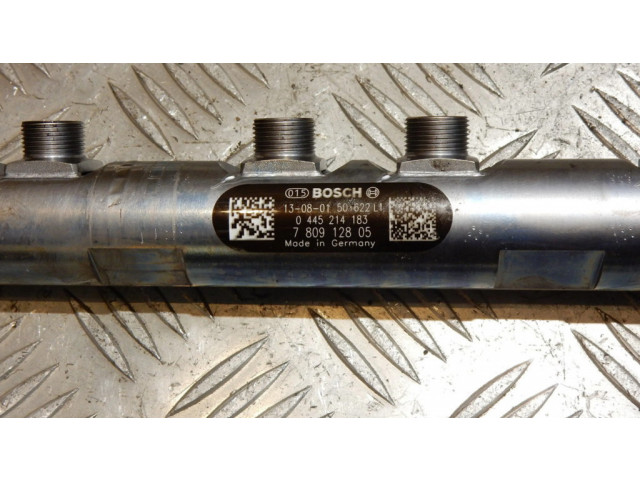 Vstřikovací lišta 0445214183, 7809128 BMW 5 F10 F11 pro naftový motor 2.0 N47D20 Diesel