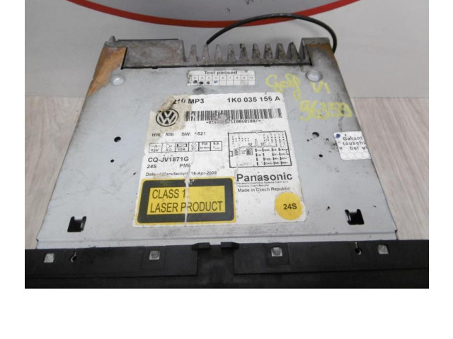 Радио/ проигрыватель CD/DVD / навигация 1T0035680B, 1T0035680B Volkswagen Golf VIII