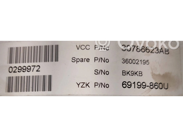 Панель приборов 36002195, 69199860U   Volvo V70       