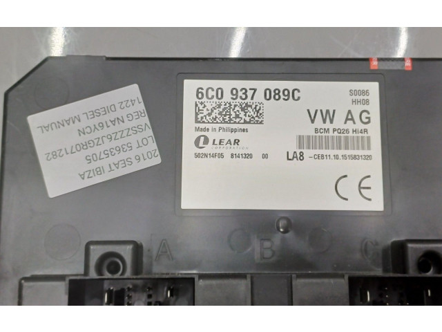 Блок комфорта 6C0937089C, 105CV   Seat Ibiza IV (6J,6P)   