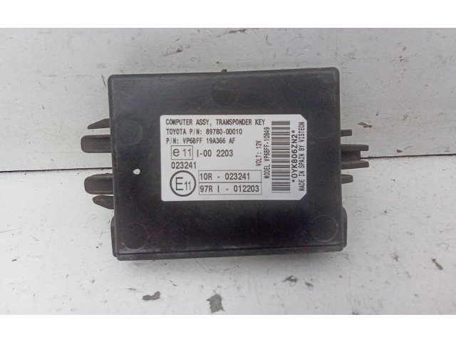 Řídící jednotka 0261208841, 0261208841 Toyota Yaris 2007