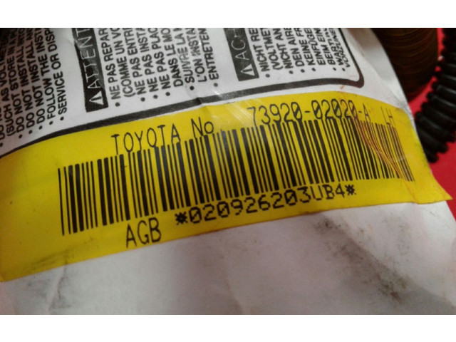 Подушка безопасности в сиденье 73920, 02020   Toyota Corolla Verso E121