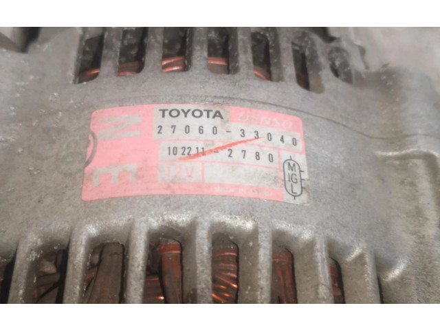 Генератор SLV2706033040 Toyota Yaris Verso