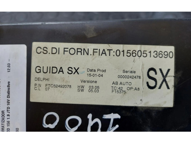 Блок управления климат-контролем 01560513690 Alfa Romeo 166