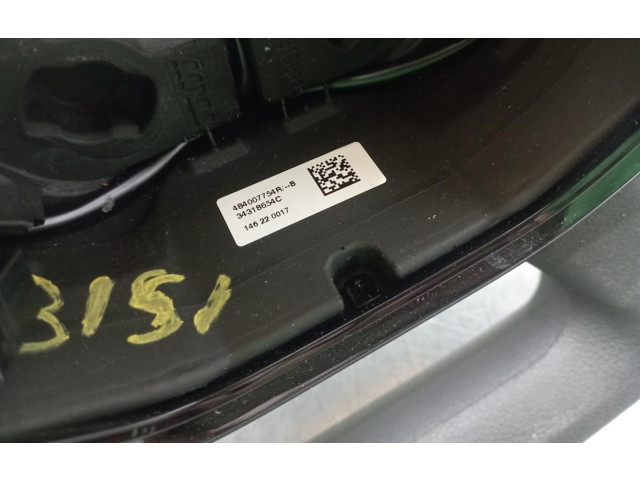 Руль Dacia Sandero 2008 - 2012 года 484007754R, 34318654C