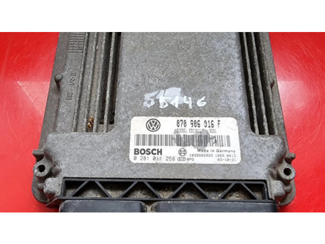 Řídící jednotka 070906016F, 0281011258 Volkswagen Touareg I 2005