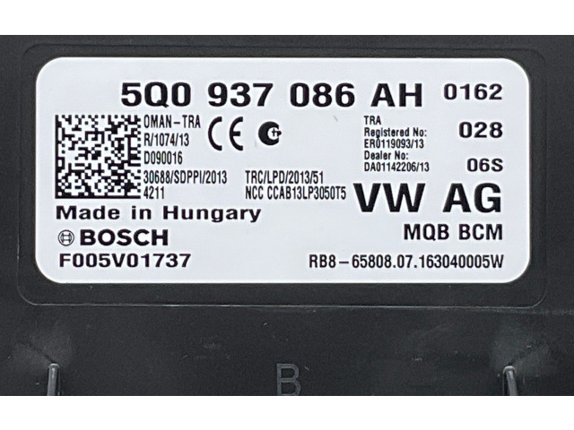 Блок комфорта 5Q0937086AH   Volkswagen Golf Sportsvan   