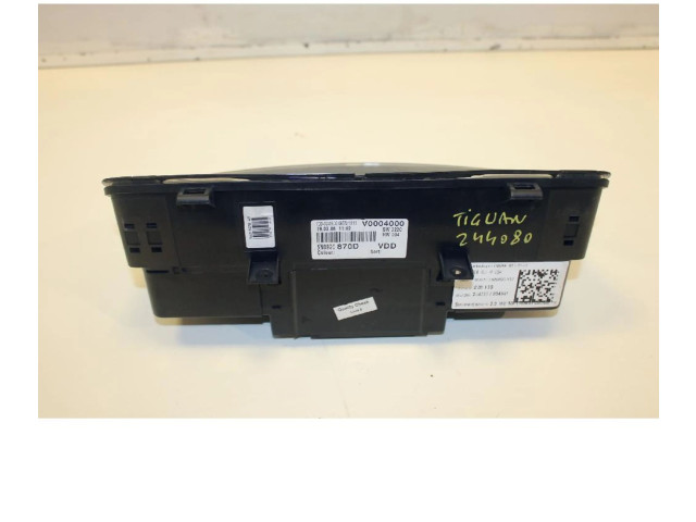 Přístrojová deska Volkswagen Tiguan 2008 5N0920870D