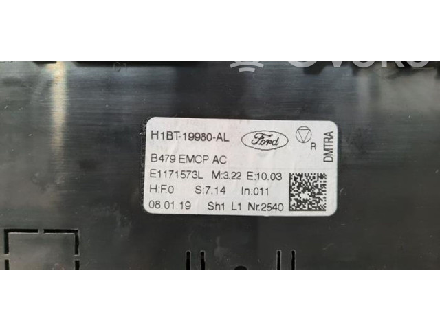 Блок управления климат-контролем H1BT19980AL   Ford Fiesta