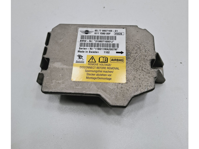 Блок подушек безопасности 9807169 Mini Cooper Countryman R60