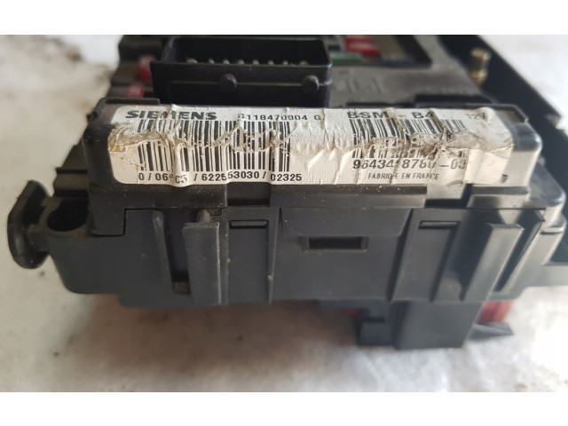 Pojistková skříňka 9643498780 Citroen C5 2008