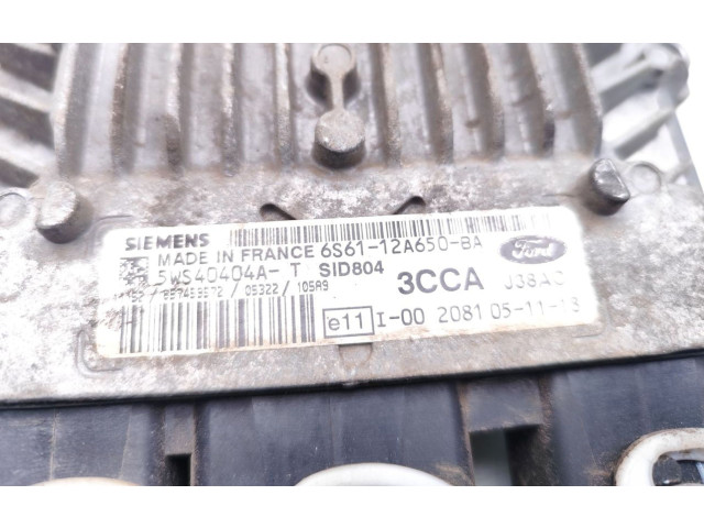 Блок управления двигателя 6S61-12A650-BA, 5WS40404A   Ford Fusion