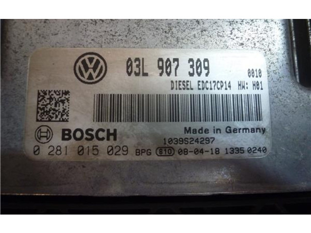 Блок управления двигателем Блок управления 3L907309, 281015029   Volkswagen PASSAT B6