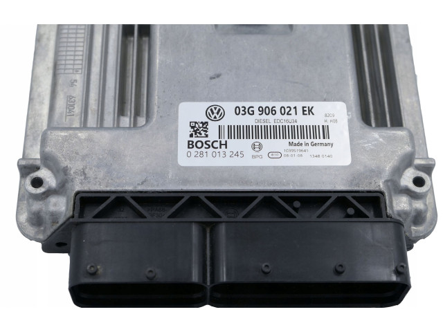 Řídící jednotka 03G906021EK, 0281013245 Volkswagen Transporter - Caravelle T5 2006