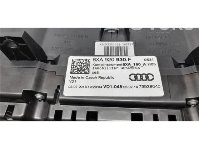 Панель приборов 8A920930F   Audi A1       