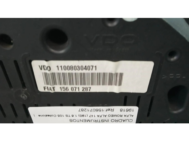 Панель приборов 156071287, CUADROINSTRUMENTOS Alfa Romeo 166