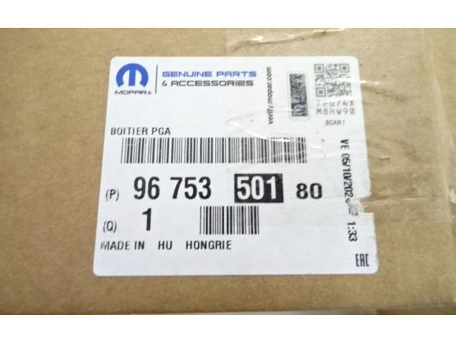 Řídící jednotka 9675350180 Peugeot Expert 2020