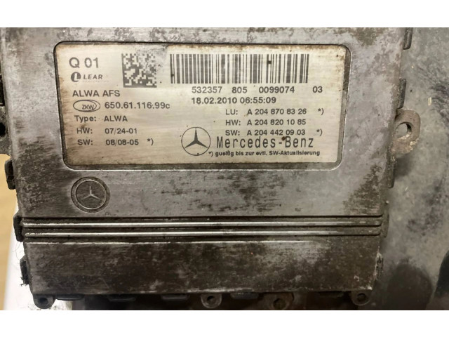 Блок управления Xenon A2048708326, A2048201085 Mercedes-Benz GLK (X204)