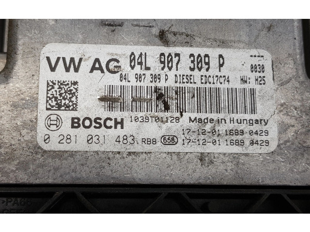 Блок управления двигателя 04L907309P, 04L906026LQ   Skoda Superb B8 (3V)