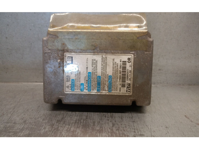 Блок подушек безопасности 77960SEFG821M1, C0QRP0VT7 Honda Accord
