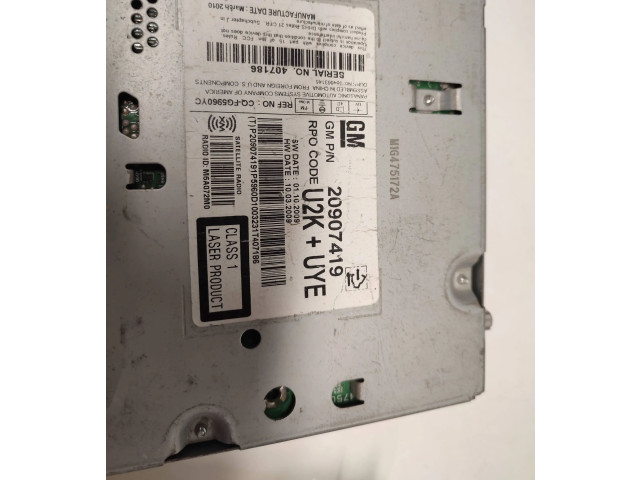 Подушка безопасности водителя 20907419, M1G475172A   Chevrolet Camaro