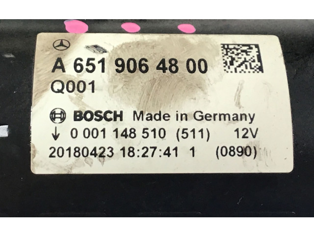 Стартер A6519064800   Mercedes-Benz C W205