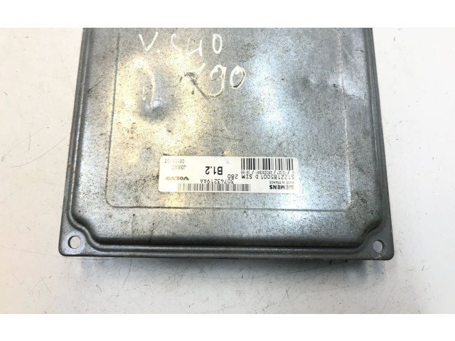 Блок управления двигателя 30743219AA, K1790 Volvo S40
