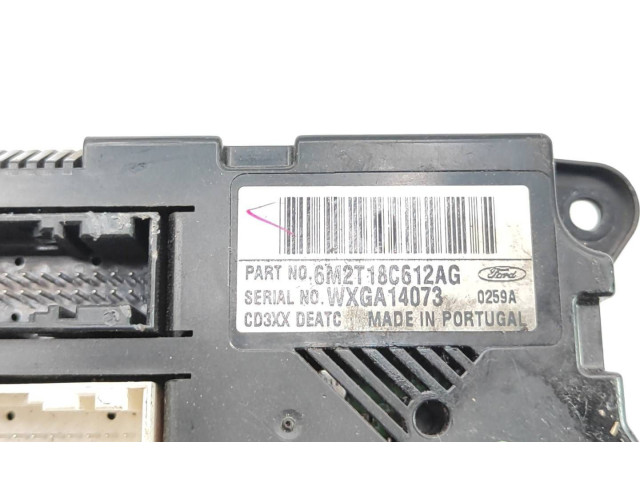 Блок управления климат-контролем 6M2T18C612AG, 0259A Ford S-MAX