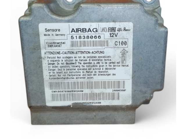 Блок подушек безопасности 51838066, 51838066 Fiat Grande Punto