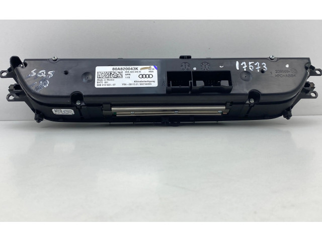 Блок управления климат-контролем 80A820043K, 5HB01392307 Audi Q5 SQ5