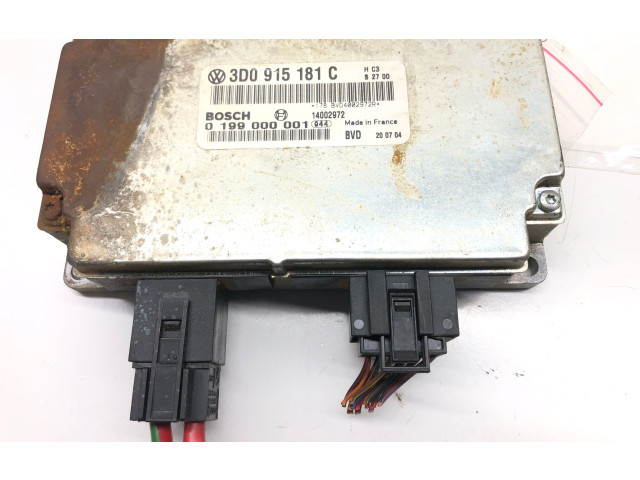 Блок управления 3D0915181C Volkswagen Phaeton