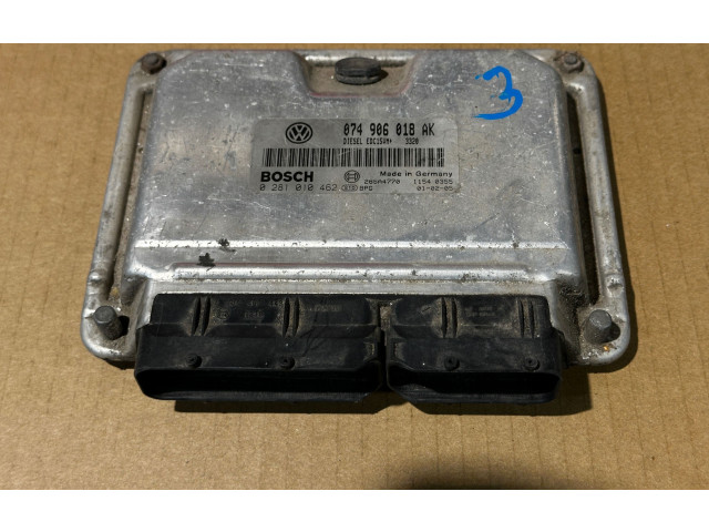 Блок управления двигателя 074906018AK, 28SA4770   Volkswagen Transporter - Caravelle T4