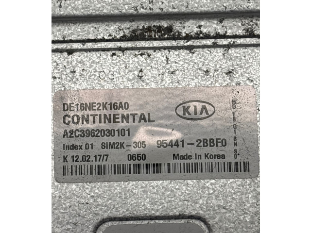 Блок управления двигателя DE16NE2K16A0, 954412BBF0   KIA Niro