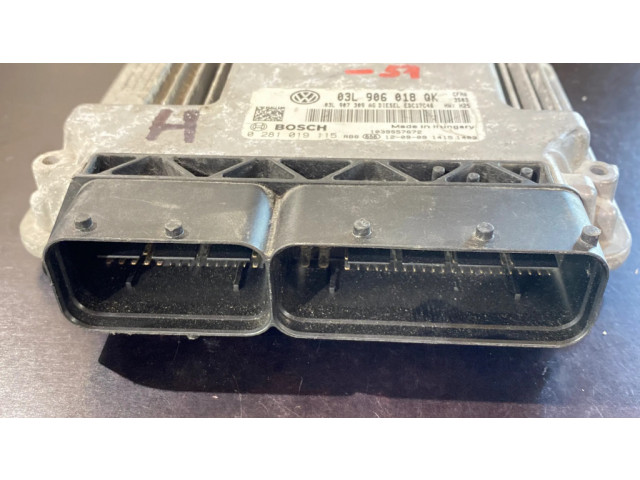Блок управления двигателя 03L906018QK, 03L907309AG Skoda Yeti (5L)