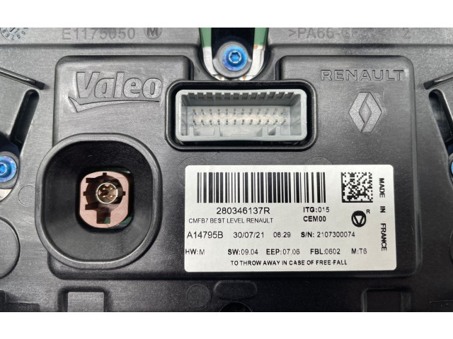 Дисплей    280346137R, A14795B   Renault Clio V