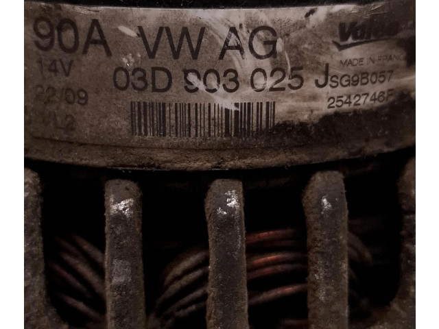 Генератор 03D903025J, SG9B057 Skoda Fabia Mk2 (5J)