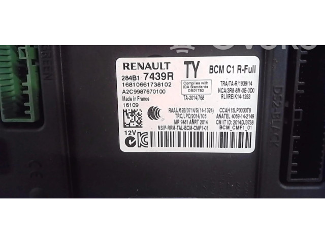 Pojistková skříňka Řídící jednotka BSM 284B17439R Renault Megane IV 2016