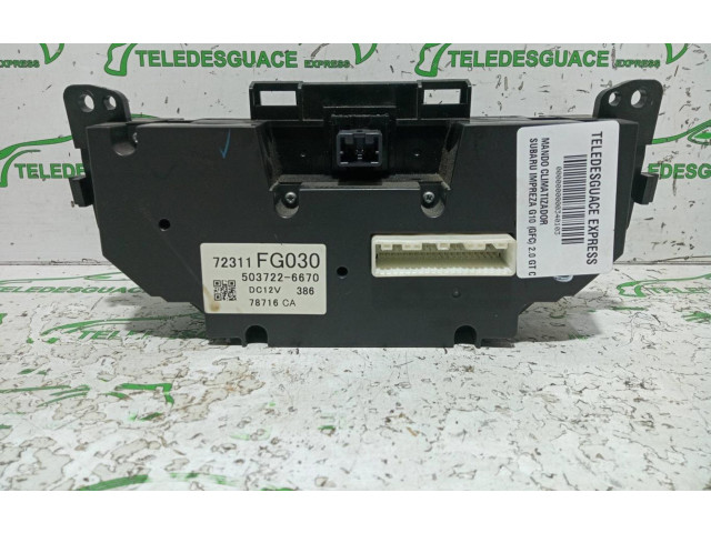 Блок управления климат-контролем 72311FG030   Subaru Impreza II