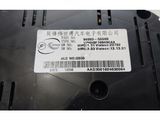 Панель приборов 94003G5500   KIA Niro       