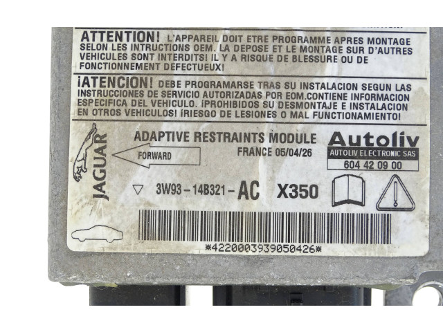 Блок подушек безопасности 3W9314B321AC, 3W9314B321AC Jaguar XJ X350