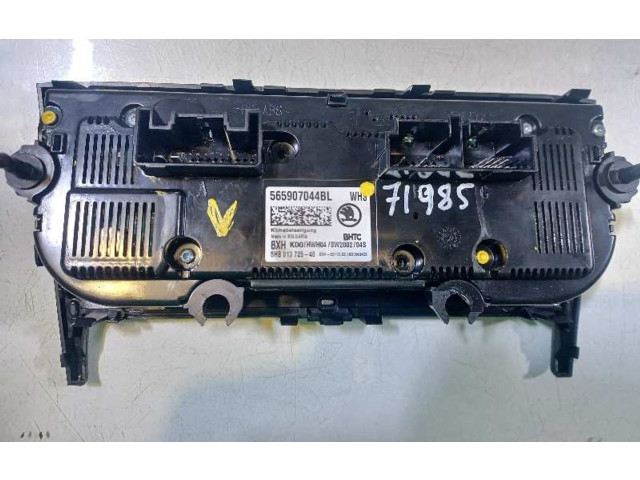 Блок управления климат-контролем 565907044BLWHS, 565907044BL Skoda Karoq