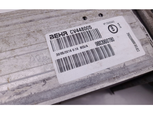 Интеркулер 9803900780 Citroen C3 Aircross