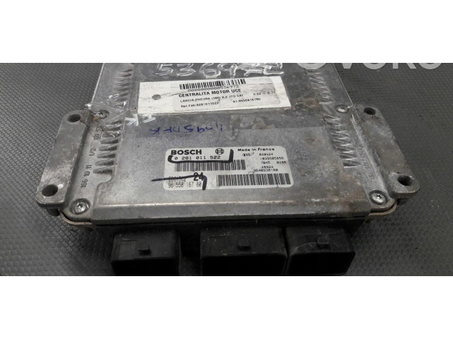 Блок управления двигателем ECU 0281011522 Lancia Phedra
