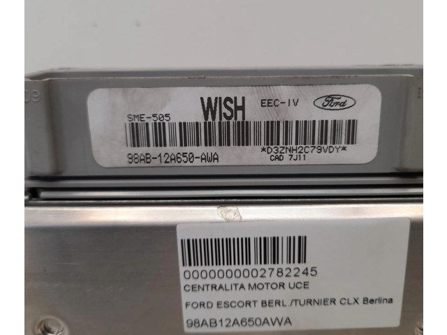 Řídící jednotka 98AB12A650AWA Rover Rover