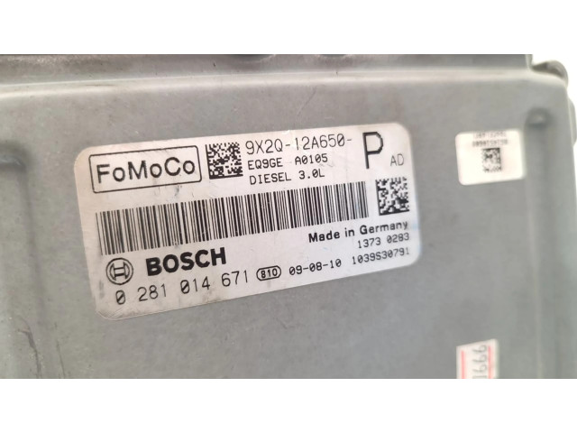 Řídící jednotka 9X2Q-12A650-PAD, 0281014671 Land Rover Discovery 4 - LR4 2009