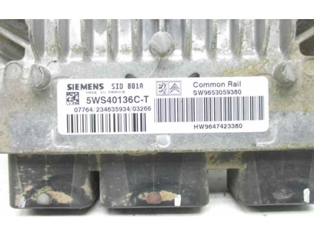 Řídící jednotka 9653059380 Citroen Berlingo