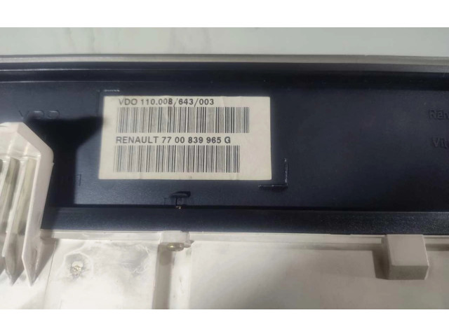 Панель приборов 7700839965G   Renault Safrane       