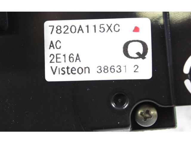 Турбина Блок управления кондиционера воздуха / климата/ печки (в салоне) Citroen C4 Aircross  7820A115XC         